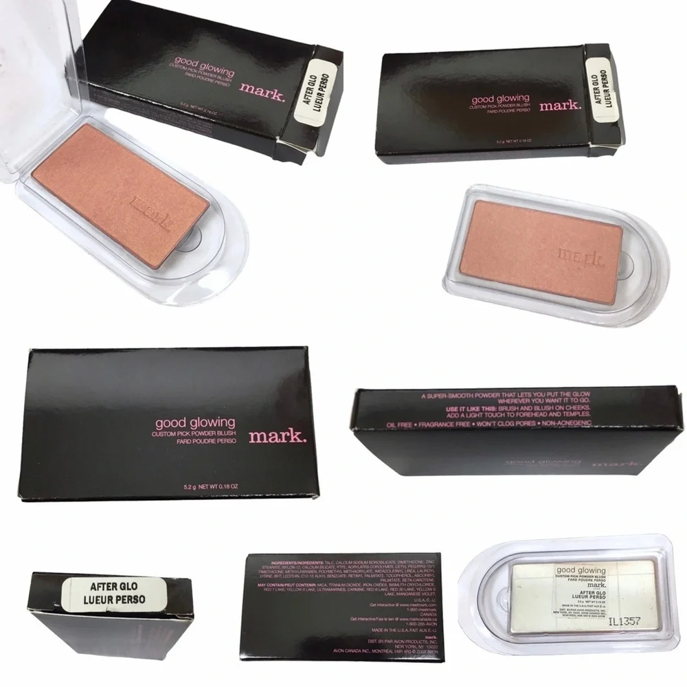mark. Kissink Tintmarker Minificent Glow Baby Glow Whisper Kiss Blush Lot of 5